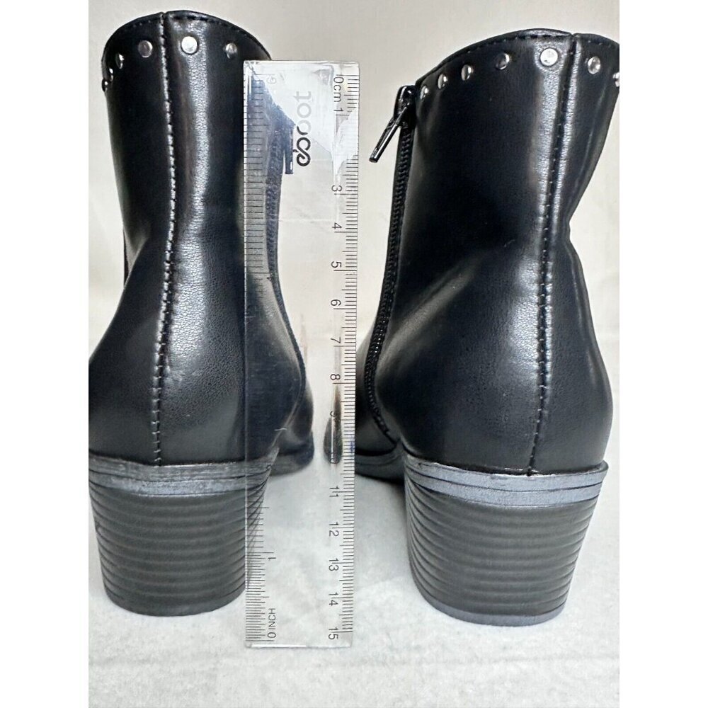 BP by Nordstrom Wylie Black Ankle Boot Size 6 Bootie - Picture 10 of 14